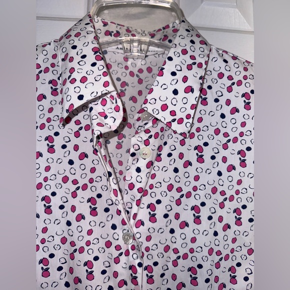 Amina Rubinacci Made in Italy, Signature blend, cap sleeves, button up Blouse - Picture 11 of 12